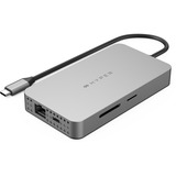 Hyper Dual 4K HDMI 10-in-1 USB-C, Station d'accueil Argent