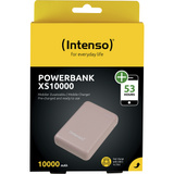 Intenso XS10000 Lithium Polymère (LiPo) 10000 mAh Rose, Powerbank Rose, 10000 mAh, Lithium Polymère (LiPo), Rose
