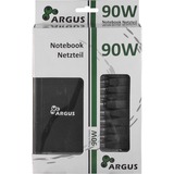 Inter-Tech Argus USN90-UCB adaptateur de puissance & onduleur Universel 90 W Noir, Bloc d'alimentation Noir, Universel, Universel, 110-240 V, 50/60 Hz, 90 W, 20 V