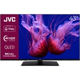 JVC LT-43VUQ3455 TV 109,2 cm (43") 4K Ultra HD Smart TV Wifi Noir 43" QLED Noir, 109,2 cm (43"), 3840 x 2160 pixels, QLED, Smart TV, Wifi, Noir
