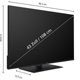 JVC LT-43VUQ3455 TV 109,2 cm (43") 4K Ultra HD Smart TV Wifi Noir 43" QLED Noir, 109,2 cm (43"), 3840 x 2160 pixels, QLED, Smart TV, Wifi, Noir