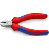 KNIPEX 70 02 125, Tenailles de cran Rouge/Bleu