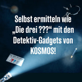 KOSMOS Les trois ??? Menottes d'alarme, Kits de détective 