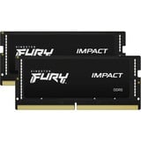 Kingston FURY Kit DDR5-5600 64 Go, Mémoire vive Noir, KF556S40IBK2-64, Impact