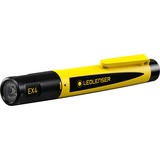 Ledlenser EX4 Noir, Jaune Lampe-crayon, Lampe de travail Jaune/Noir, Lampe-crayon, Noir, Jaune, IPX8, 50 lm, 35 m, AAA