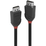 Lindy 36492 câble DisplayPort 2 m Noir Noir, 2 m, DisplayPort, DisplayPort, Mâle, Mâle, 4096 x 2160 pixels