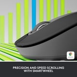 Logitech Signature M650, Souris Graphite, Taille L