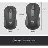 Logitech Signature M650, Souris Graphite, Taille L