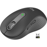 Logitech Signature M650 souris Droitier RF sans fil + Bluetooth Optique 2000 DPI Graphite, Droitier, Optique, RF sans fil + Bluetooth, 2000 DPI, Graphite