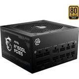 MSI MAG A750GL PCIE5 unité d'alimentation d'énergie 20+4 pin ATX ATX Noir alimentation modulaire 750 watt Noir, 3x PCIe, 750 W, 100 - 240 V, 47 - 63 Hz, 8 A, 4 A, Actif