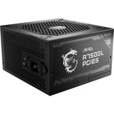 MSI MAG A750GL PCIE5 unité d'alimentation d'énergie 20+4 pin ATX ATX Noir alimentation modulaire 750 watt Noir, 3x PCIe, 750 W, 100 - 240 V, 47 - 63 Hz, 8 A, 4 A, Actif