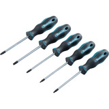 Makita Set de tournevis 5 pièces Noir/Bleu