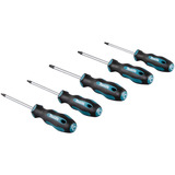 Makita Set de tournevis 5 pièces Noir/Bleu
