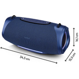 Medion Life P61762 Enceinte Bluetooth portable L, Haut-parleur Bleu