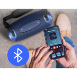 Medion Life P61762 Enceinte Bluetooth portable L, Haut-parleur Bleu