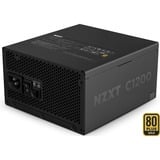 NZXT C1200 Gold ATX 3.1 alimentation modulaire 1200 watt Noir, 1x 12V-2x6, 3x PCIe
