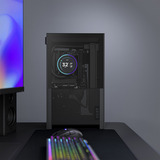 NZXT  boîtier mini tower Noir | 2x USB-A | 1x USB-C | Window