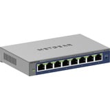 Netgear GS108Ev4 Non-géré L2/L3 Gigabit Ethernet (10/100/1000) Gris, Switch Gris, Non-géré, L2/L3, Gigabit Ethernet (10/100/1000)