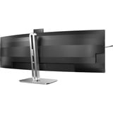 Philips 49B2U6900CH/00 écran plat de PC 124 cm (48.8") 5120 x 1440 pixels Dual QHD LCD Noir Moniteur UltraWide incurvé  Gris foncé/Argent, 124 cm (48.8"), 5120 x 1440 pixels, Dual QHD, LCD, 4 ms, Noir