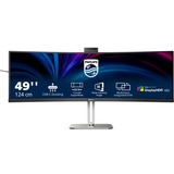 Philips 49B2U6900CH 48.8" Moniteur UltraWide incurvé Gris foncé/argent, 1x DisplayPort, 2x HDMI, 3x USB-C, 4x USB-A, 1x RJ-45