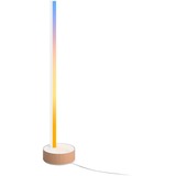 Philips Lampe à poser Gradient Signe, Lumière LED Blanc/bois, Philips Hue White and Color ambiance Lampe à poser Gradient Signe, Lampe de table intelligente, Bluetooth/Zigbee, Blanc, LED, Aluminium, Ampoule(s) non remplaçable(s)