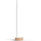 Philips Lampe à poser Gradient Signe, Lumière LED Blanc/bois, Philips Hue White and Color ambiance Lampe à poser Gradient Signe, Lampe de table intelligente, Bluetooth/Zigbee, Blanc, LED, Aluminium, Ampoule(s) non remplaçable(s)