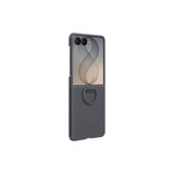 Samsung Coque avec anneau magnétique en silicone, Housse smartphone Graphite