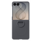 Samsung Coque avec anneau magnétique en silicone, Housse smartphone Graphite