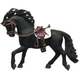 Schleich HORSE CLUB Etalon pure race espagnole avec selle et bride, Figurine Marron, 5 an(s), Multicolore