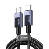 UGREEN 45068 câble USB 2 m USB C 0,48 Gbit/s 240 W Noir, Gris Noir/gris, 2 m, USB C, USB C, 0,48 Gbit/s, Noir, Gris