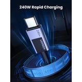 UGREEN 45068 câble USB 2 m USB C 0,48 Gbit/s 240 W Noir, Gris Noir/gris, 2 m, USB C, USB C, 0,48 Gbit/s, Noir, Gris