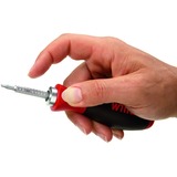 Wiha Tournevis avec jeu d'arbres interchangeables SYSTEM 6 Noir/Rouge, 9 pièces, sac à roulettes inclus