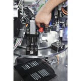 Wiha Tournevis avec jeu d'arbres interchangeables SYSTEM 6 Noir/Rouge, 9 pièces, sac à roulettes inclus