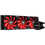 Xilence Performance A+ XC978 système de refroidissement d’ordinateur Processeur Refroidisseur de liquide tout-en-un 12 cm Noir, Rouge 1 pièce(s), Watercooling Noir/Rouge, Refroidisseur de liquide tout-en-un, 12 cm, Noir, Rouge