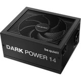 be quiet! DARK POWER 14 alimentation  modulaire 850 watt Noir, 1x 12V-2x6, 4x PCIe, 850 W, 100 - 240 V, 950 W, 50/60 Hz, 10 A, 5 A