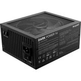 be quiet! DARK POWER 14 alimentation  modulaire 850 watt Noir, 1x 12V-2x6, 4x PCIe, 850 W, 100 - 240 V, 950 W, 50/60 Hz, 10 A, 5 A
