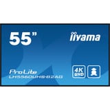 iiyama LH5560UHS-B2AG, Affichage public Noir (Mat)