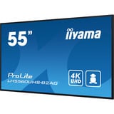 iiyama LH5560UHS-B2AG, Affichage public Noir (Mat)