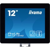 iiyama ProLite TF1215MC-B1 12.1" Touchscreen-Moniteur  Noir, 30,7 cm (12.1"), 1024 x 768 pixels, LCD, 25 ms, Noir