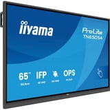 iiyama ProLite TN6505A-B1AG 64.5" 4K Ultra HD Moniteur tactile Noir, 1x DisplayPort, 2x HDMI, 1x VGA, 1x USB-C, 3x USB-A, 2x RJ-45