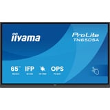 iiyama ProLite TN6505A-B1AG 64.5" 4K Ultra HD Moniteur tactile Noir, 1x DisplayPort, 2x HDMI, 1x VGA, 1x USB-C, 3x USB-A, 2x RJ-45