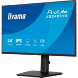iiyama ProLite XB2491HS-B1 23.8" Moniteur Noir (Mat), 1x DisplayPort, 1x HDMI, 120 Hz, 60,5 cm (23.8"), 1920 x 1080 pixels, Full HD, LCD, Noir