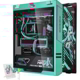ALTERNATE Gaming-PC Hatsune Miku Édition Spéciale • RTX 5080 • AMD Ryzen™ 7 9800X3D • 64 GB RAM, PC gaming Turquoise/Rose