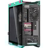 ALTERNATE Gaming-PC Hatsune Miku Édition Spéciale • RTX 5080 • AMD Ryzen™ 7 9800X3D • 64 GB RAM, PC gaming Turquoise/Rose