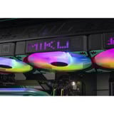 ALTERNATE Gaming-PC Hatsune Miku Édition Spéciale • RTX 5080 • AMD Ryzen™ 7 9800X3D • 64 GB RAM, PC gaming Turquoise/Rose