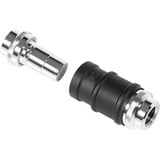 Alphacool 13857, Connecteur Noir (Mat)/chrome