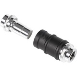 Alphacool ES Schnellverschluss BLH1A PushIn Set IG-IG, Connecteur Noir (Mat)/chrome