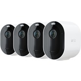 Arlo Pro 4 Boîte Caméra de sécurité IP Intérieure et extérieure 2560 x 1440 pixels, Caméra de surveillance Blanc, Caméra de sécurité IP, Intérieure et extérieure, Sans fil, FCC, CE, IC, EU RoHS, EU-REACH, EuP1275, WERCS, Noir, Blanc, Boîte