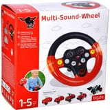 BIG Multi-Sound-Wheel Pièces de jouet, Volant Rouge/Noir