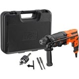 BLACK+DECKER BEHS01K-QS, Marteau piqueur Noir/Orange